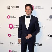 Ian Somerhalder en la fiesta de Elton John tras los Oscar 2016