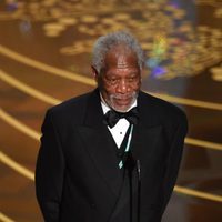 Morgan Freeman durante la ceremonia de los Premios Oscar 2016