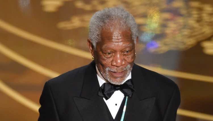 Morgan Freeman durante la ceremonia de los Premios Oscar 2016