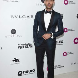 Jon Kortajarena en la fiesta de Elton John tras los Oscar 2016