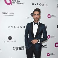 Jon Kortajarena en la fiesta de Elton John tras los Oscar 2016