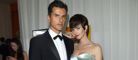 Paz Vega y Orson Salazar en la fiesta de Elton John tras los Oscar 2016