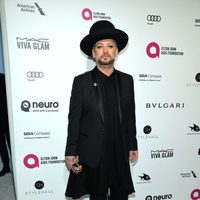 Boy George en la fiesta de Elton John tras los Oscar 2016