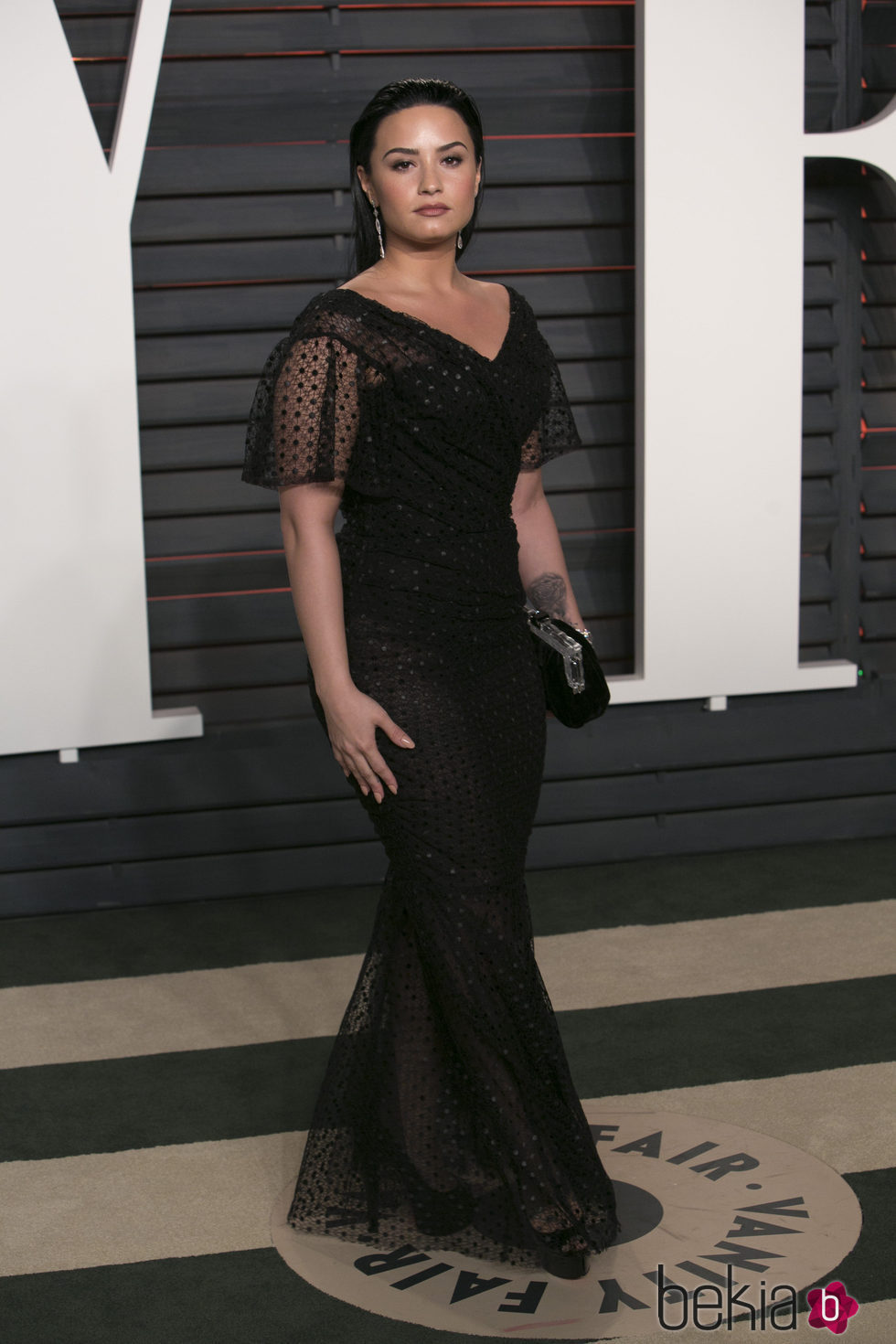 Demi Lovato en la fiesta de Vanity Fair tras los Oscar 2016