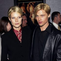 Gwyneth Paltrow y Brad Pitt en el estreno de 'La sombra del diablo'