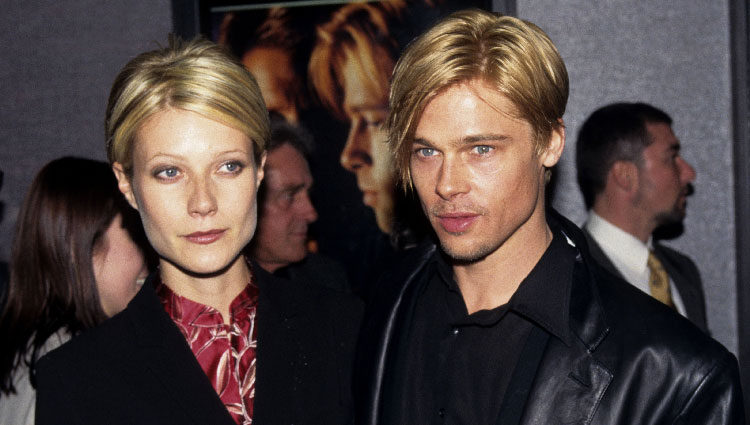 Gwyneth Paltrow y Brad Pitt en el estreno de 'La sombra del diablo'