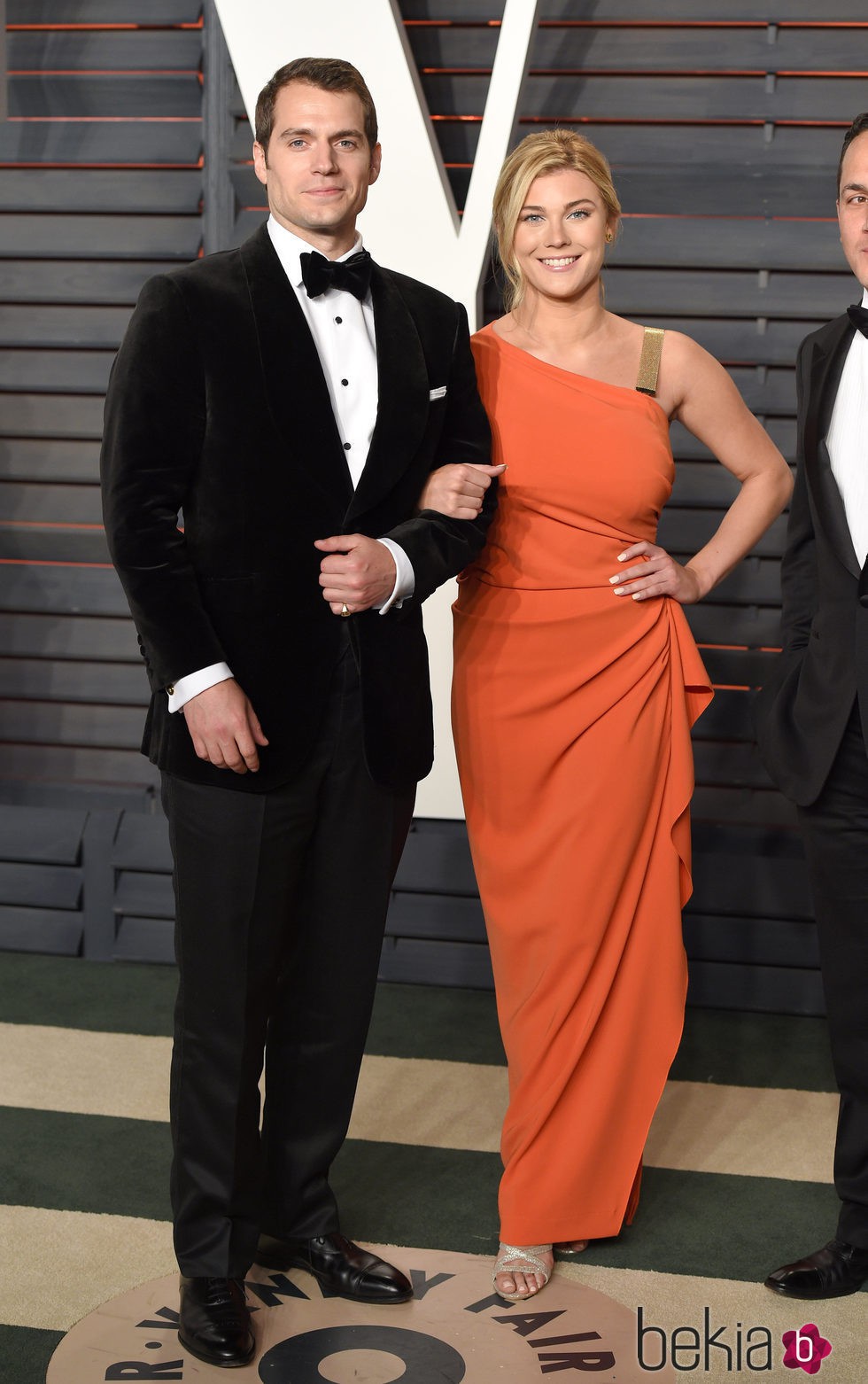 Henry Cavill y Tara King en la fiesta Vanity Fair tras los Oscar 2016