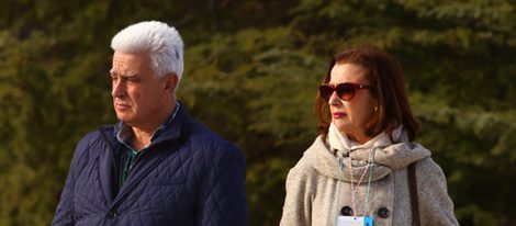 José Luis Alonso y Ana María Díaz Martínez en el circuito de Montmeló