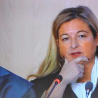 Virginia López Negrete en su interrogatorio a la Infanta Cristina en el juicio por el Caso Nóos