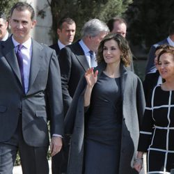 Los Reyes Felipe y Letizia en la inauguración de la exposición 'Miguel de Cervantes: de la Vida al Mito'