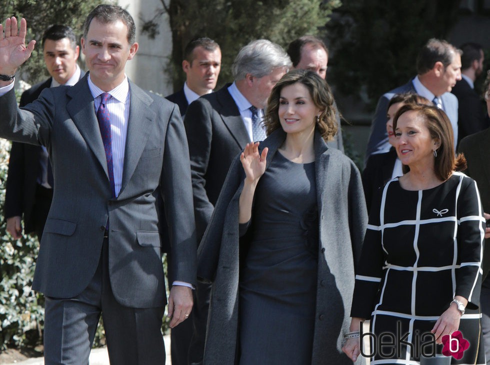 Los Reyes Felipe y Letizia en la inauguración de la exposición 'Miguel de Cervantes: de la Vida al Mito' 