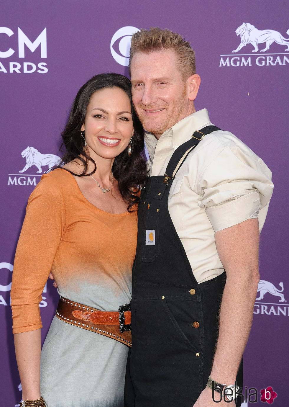 Joey y Rory Lee Feek en la 48 edición de los Premios de la Música Country