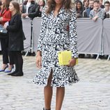 Naomie Harris en el desfile de Christian Dior en Paris Fashion Week otoño/invierno 2016/2017