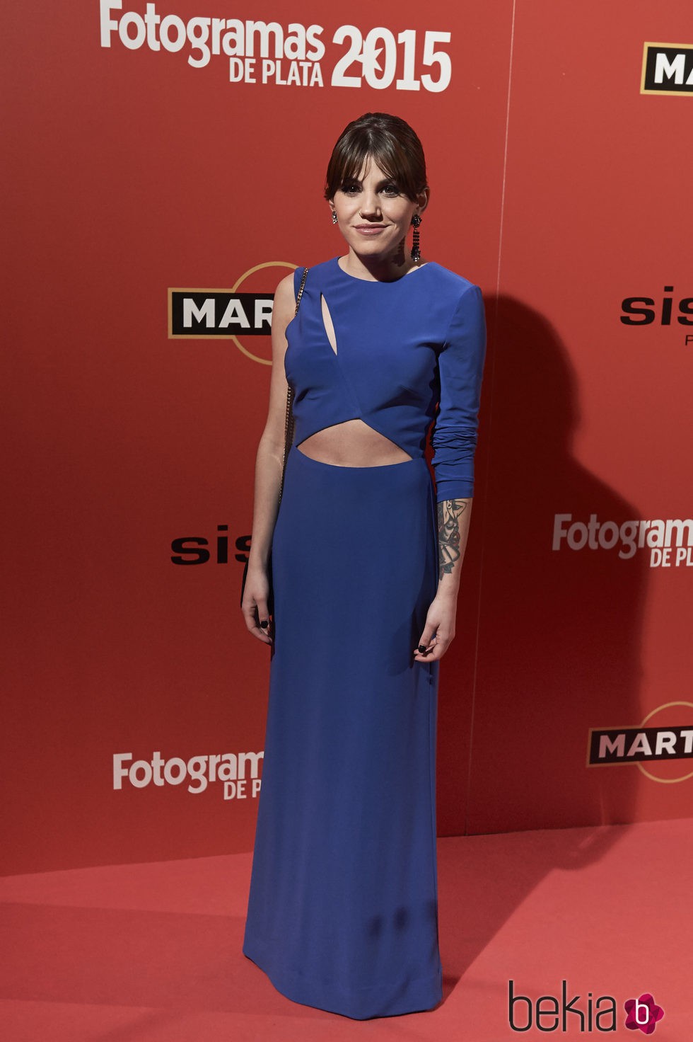 Angy en la alfombra roja de los Fotogramas de Plata 2015