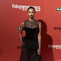 Berta Vázquez en la alfombra roja de los Fotogramas de Plata 2015