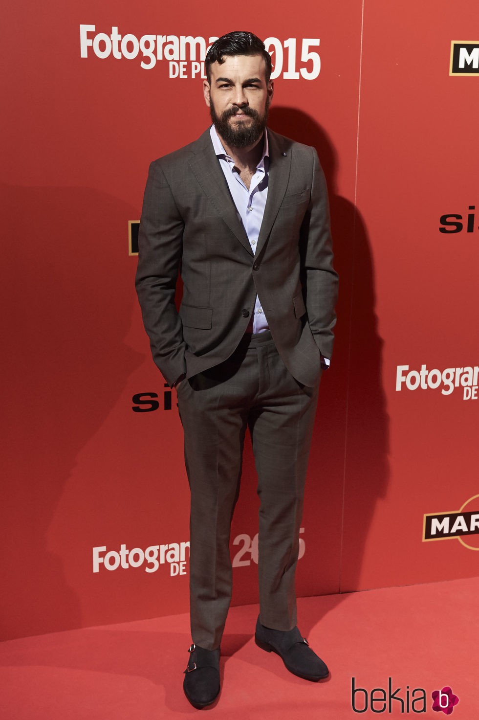 Mario Casas en la alfombra roja de los Fotogramas de Plata 2015