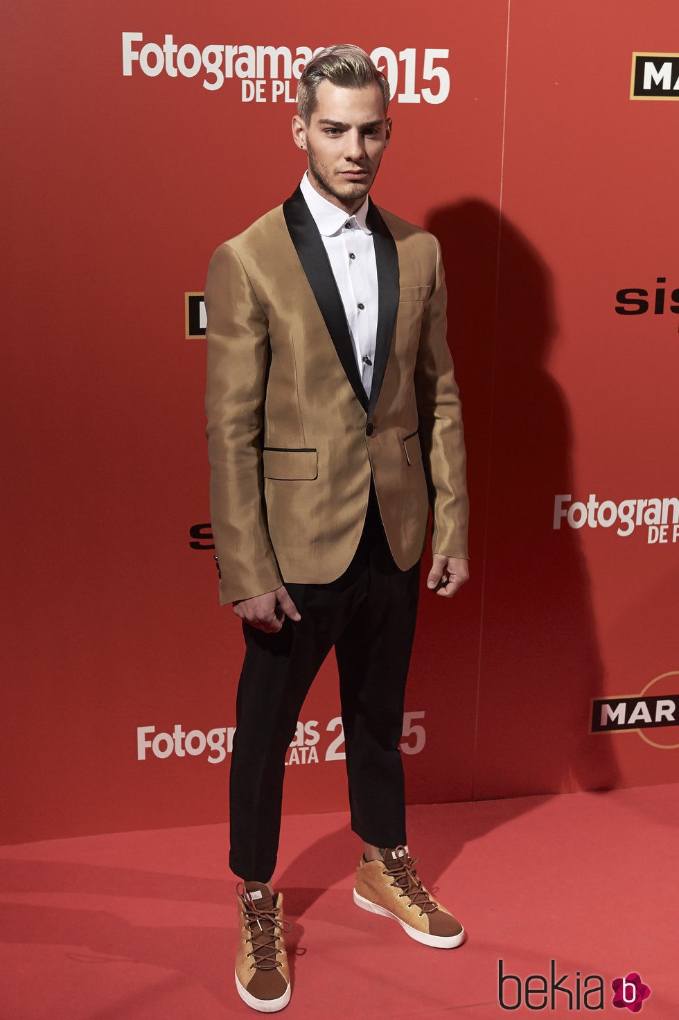 Joel Bosqued en la alfombra roja de los Fotogramas de Plata 2015