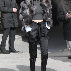 Gigi Hadid en el desfile de Chanel en Paris Fashion Week otoño/invierno 2016/2017