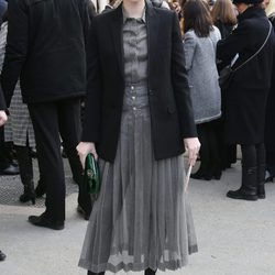 Karen Elson en el desfile de Chanel en Paris Fashion Week otoño/invierno 2016/2017