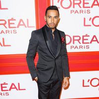 Lewis Hamilton en la fiesta L'Oreal Paris Red Obsession