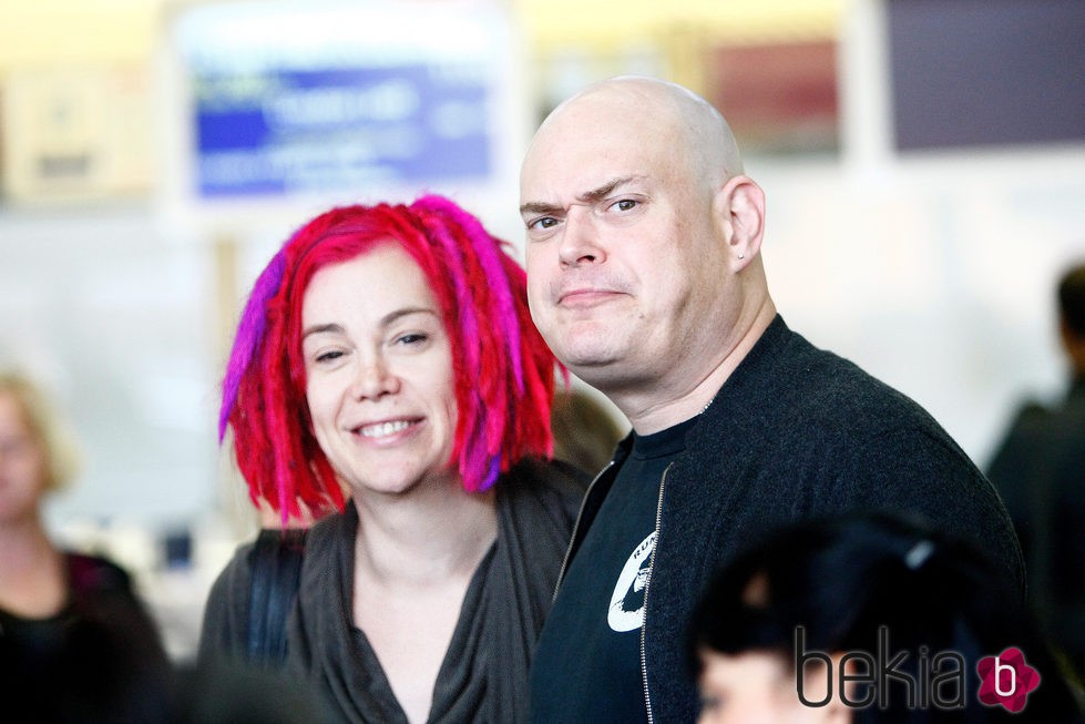 Andy Wachowski  junto con su hermana Lana