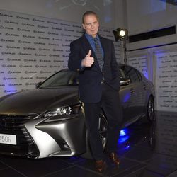 Bertín Osborne apadrina un nuevo coche de alta gama en Madrid