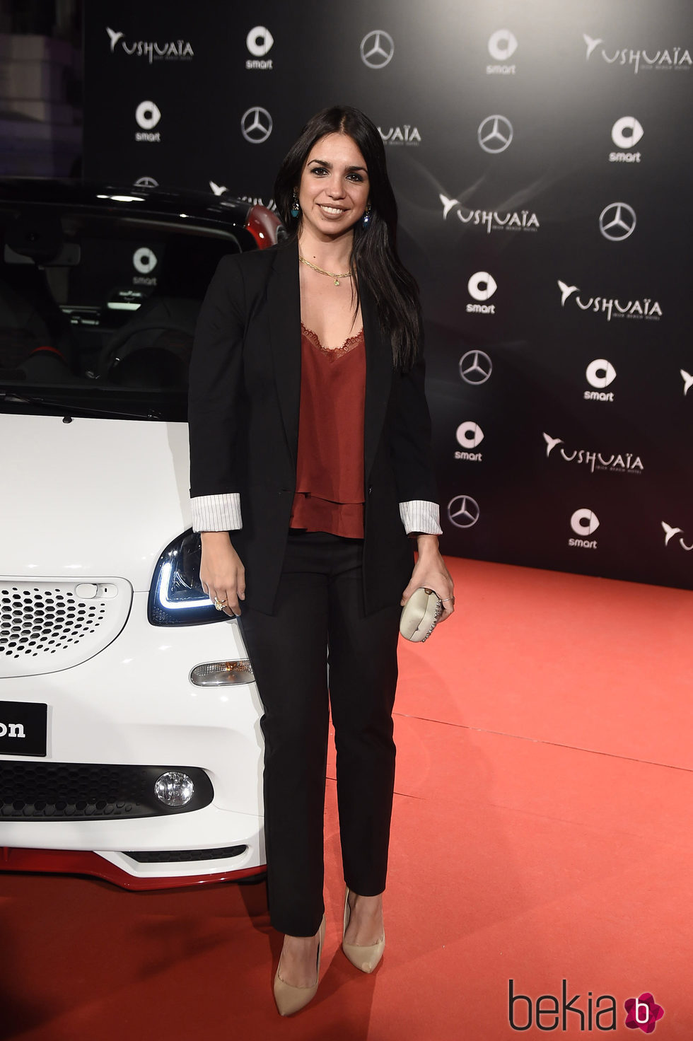 Elena Furiase en un acto promocional de un coche en Madrid