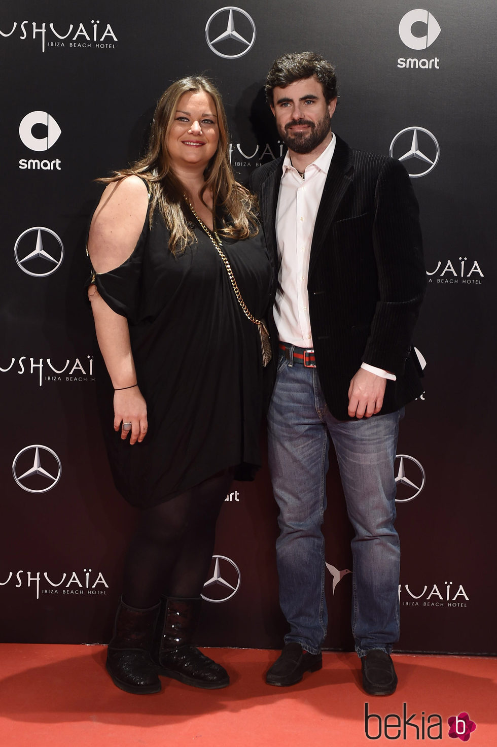 Caritina Goyanes y Antonio Matos en un acto promocional de un coche en Madrid