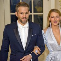 Ryan Reynolds y Blake Lively en la cena de gala ofrecida en la Casa Blanca al Primer Ministro de Canadá