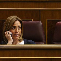 Carme Chacón en el Congreso de los Diputados