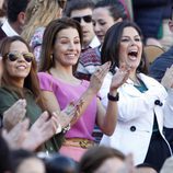 Virginia Troconis en una corrida de toros en Morón de la Frontera