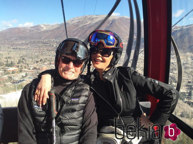 Michael Douglas y Catherine Zeta-Jones de vacaciones en Aspen