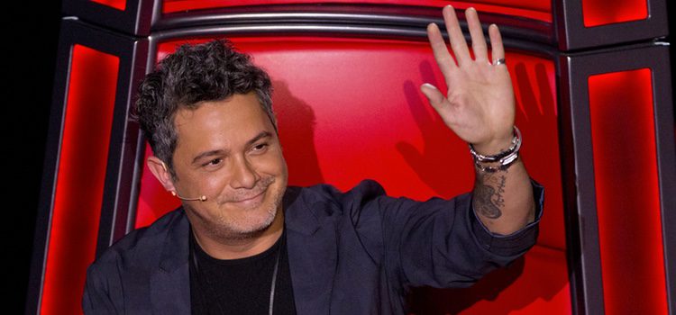 Alejandro Sanz en la presentación de 'La Voz Mexico 2016'