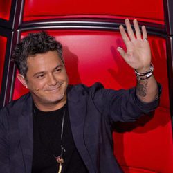 Alejandro Sanz en la presentación de 'La Voz Mexico 2016'