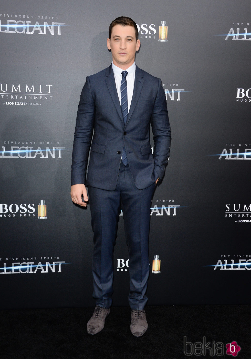 Miles Teller en el estreno 'La serie Divergente: Leal'