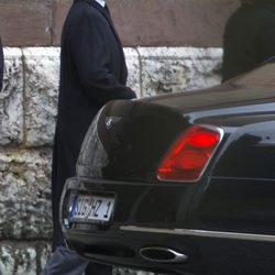 Carlos Felipe de Suecia en el funeral de Juan Jorge de Hohenzollern-Sigmaringen