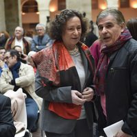 Pedro Ruiz en la presentación del libro "Preso pero libre" en Madrid