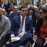 Pedro Sánchez en la presentación del libro 