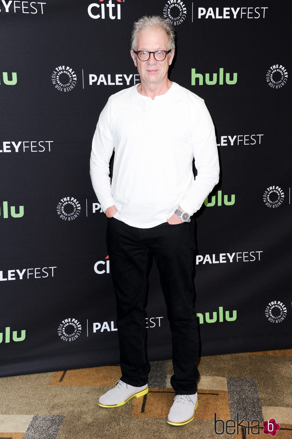 Jeff Perry en la promoción de 'Scandal' en el Paleyfest 2016