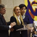 Lilian Tintori en la presentación del libro 