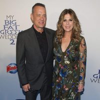 Tom Hanks y Rita Wilson en el estreno de 'Mi gran boda griega 2' en Nueva York