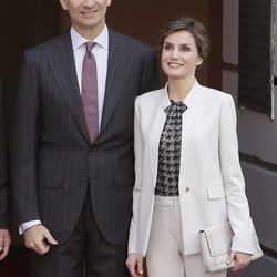 Los Reyes Felipe y Letizia en la residencia del Gobernador de Puerto Rico