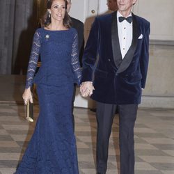 Joaquín y Marie de Dinamarca en una cena de gala por el arte y la cultura en Copenhague