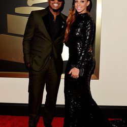 Ne-Yo y Crystal Renay en los Premios Grammy 2015