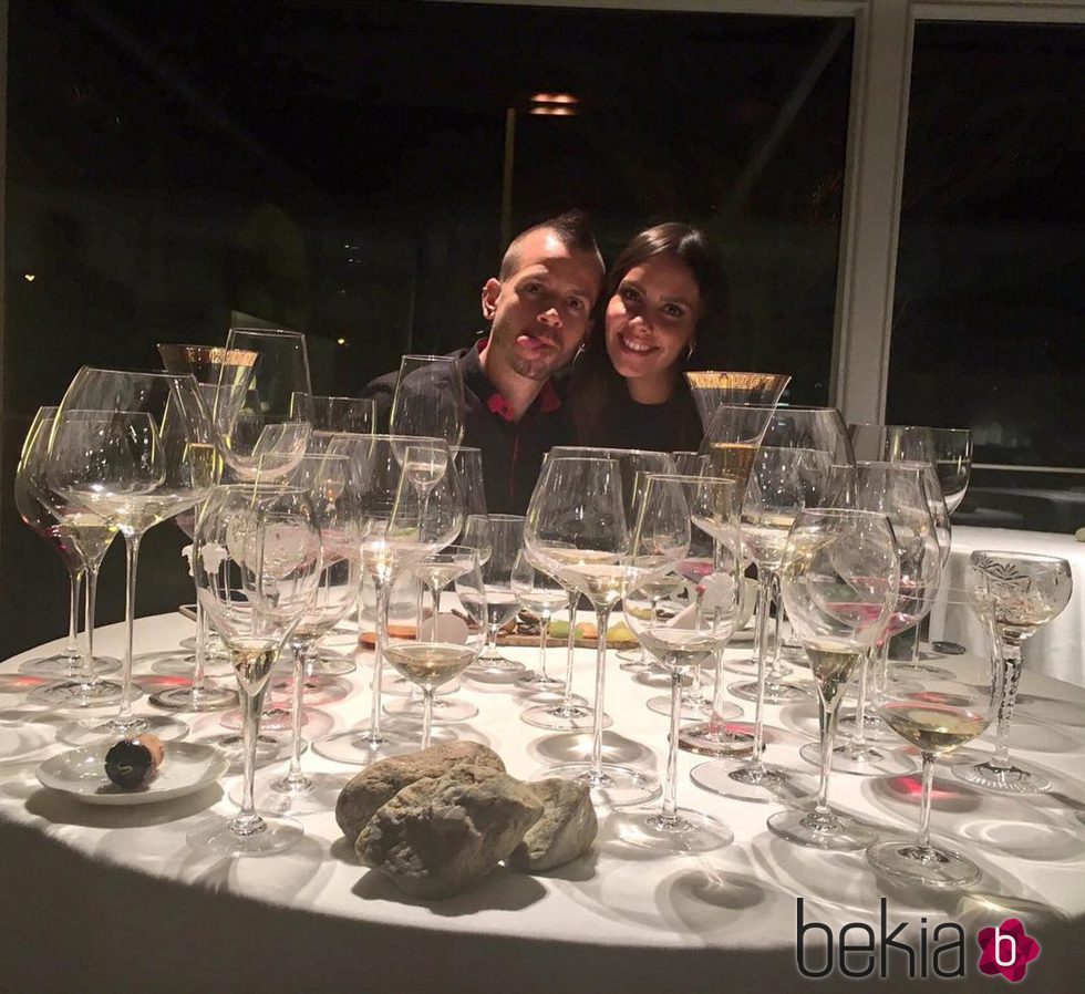 Cristina Pedroche y David Muñoz cenando en el Celler de Can Roca