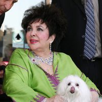 Elizabeth Taylor durante la presentación de 'Larry King Live' en la CNN