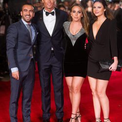 Cristiano Ronaldo y Chloe Green en el estreno del documental del jugador en Londres