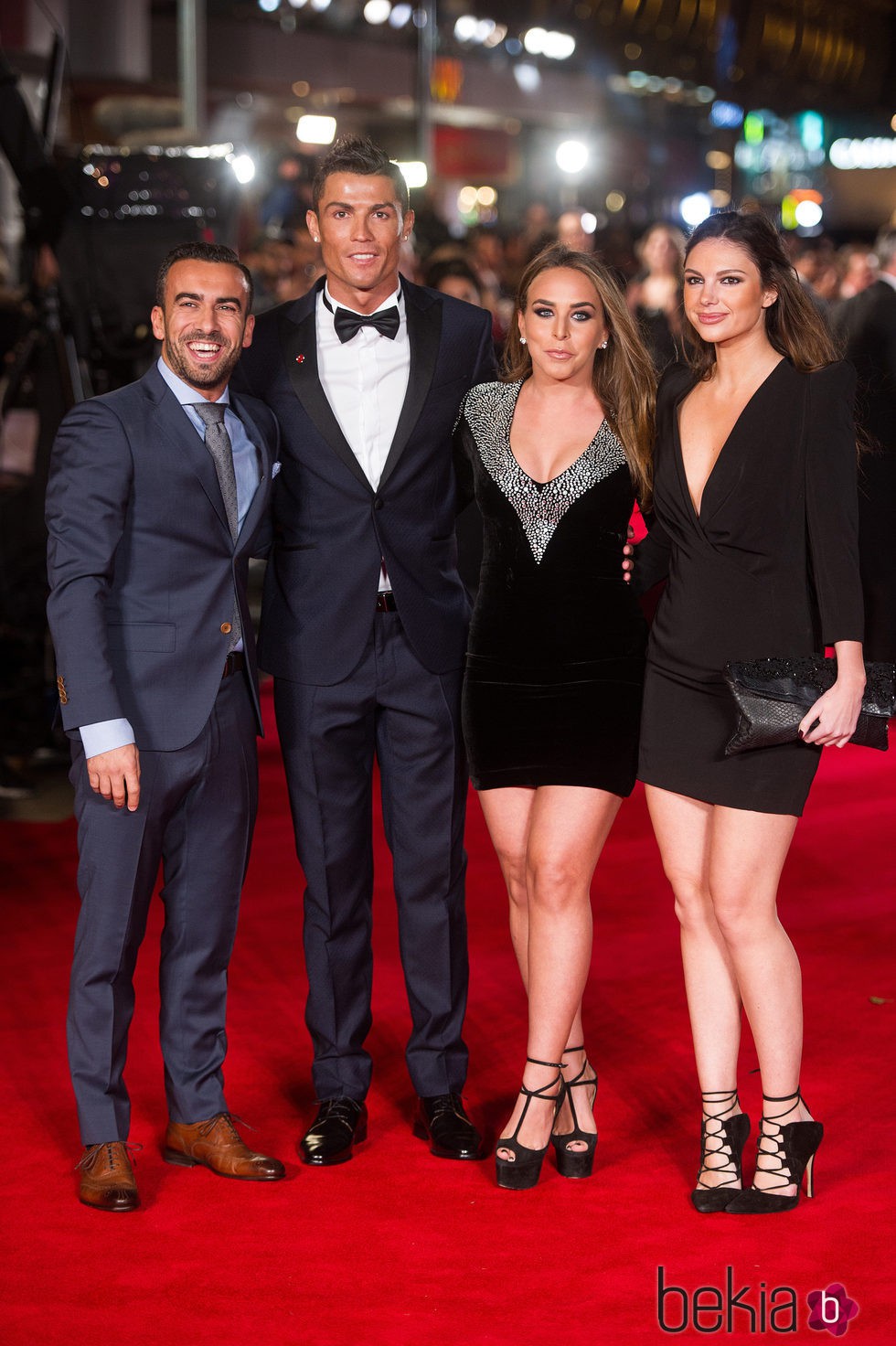 Cristiano Ronaldo y Chloe Green en el estreno del documental del jugador en Londres