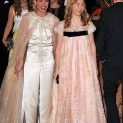 Carlota Casiraghi y la princesa Alexandra de Hannover durante el Baile de la Rosa 2016