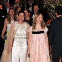 Carlota Casiraghi y la princesa Alexandra de Hannover durante el Baile de la Rosa 2016